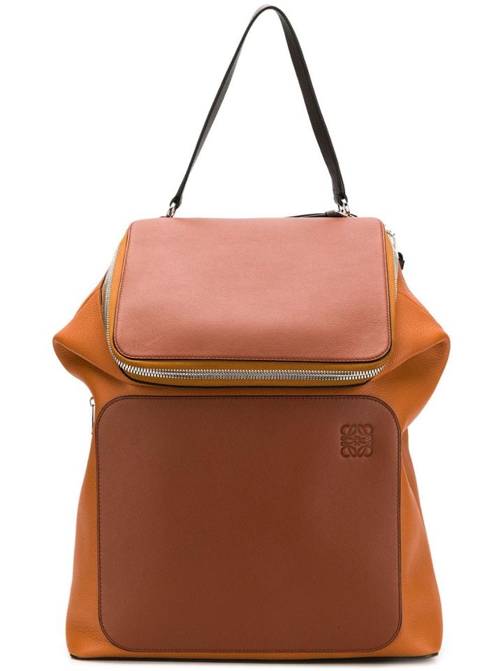 Loewe Boxy Backpack - Brown