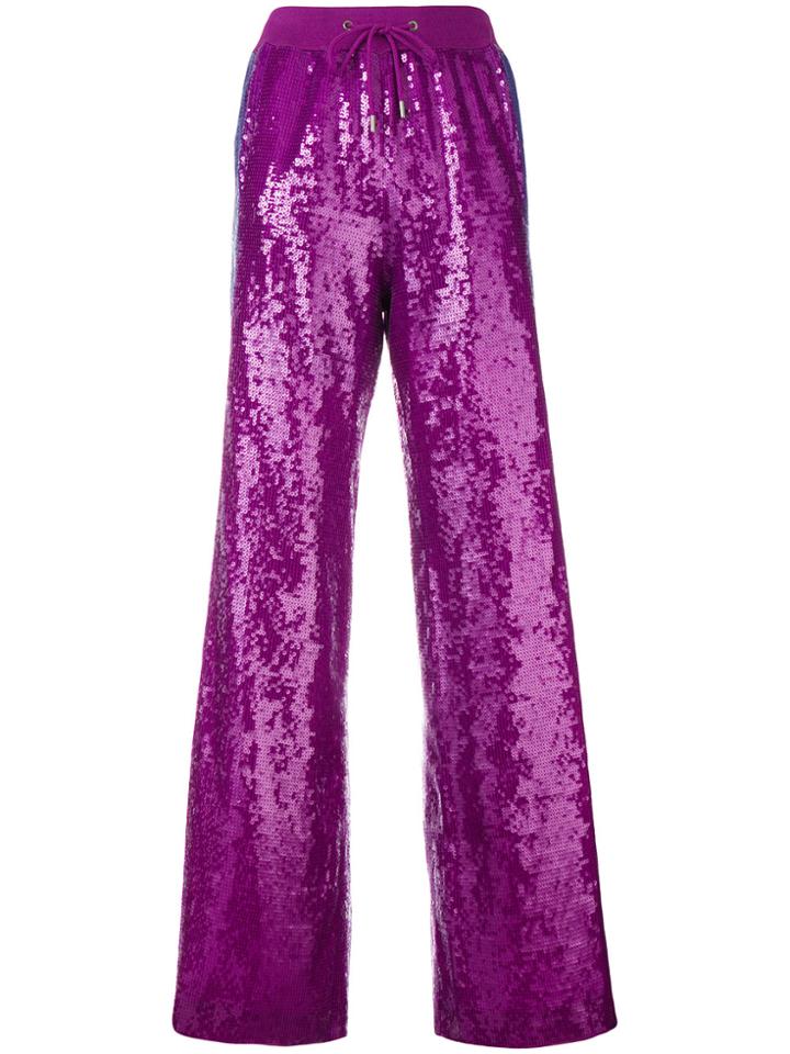 Alberta Ferretti Rainbow Week Trousers - Pink & Purple