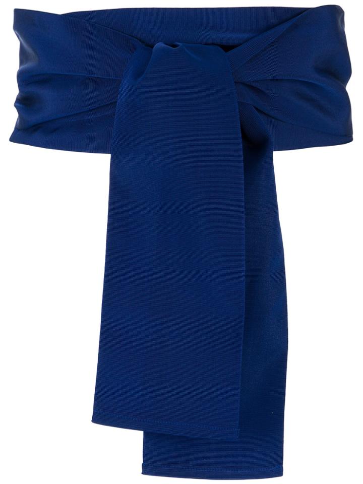 Sara Roka Tie Belt - Blue