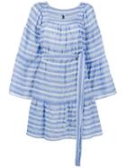 Lisa Marie Fernandez Striped Cotton Mini Dress