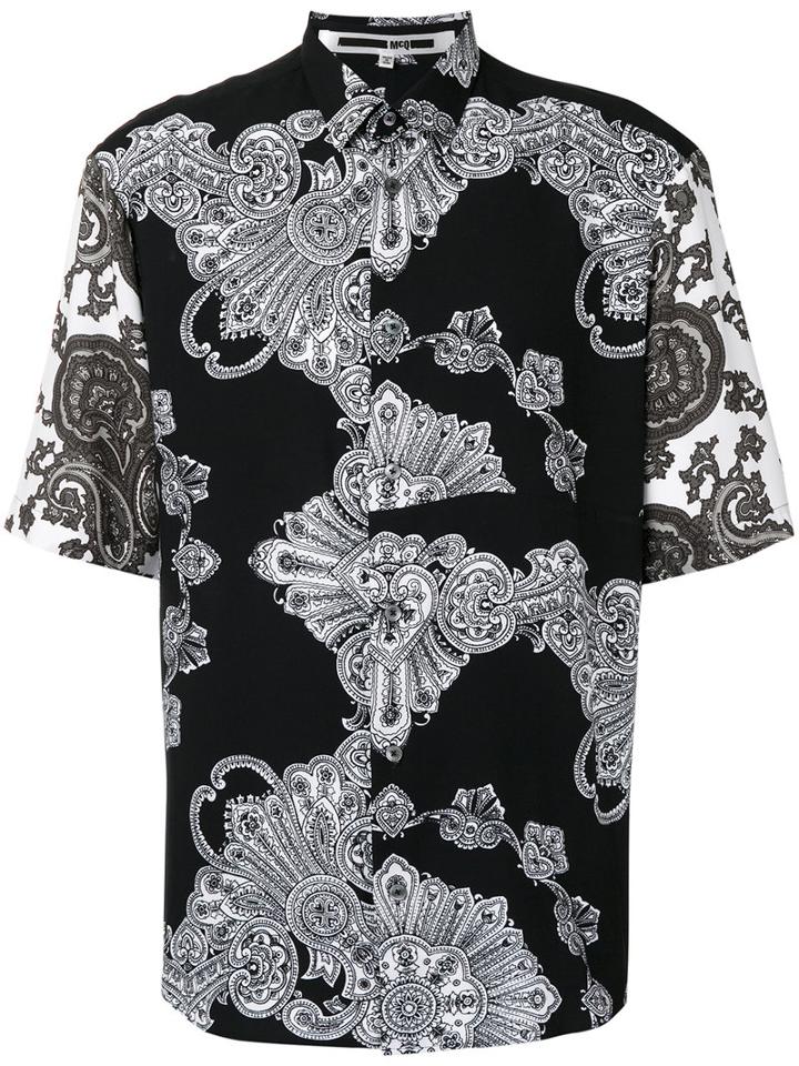 Mcq Alexander Mcqueen - Printed Shirt - Men - Viscose - 48, Black, Viscose