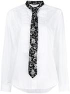 Dolce & Gabbana Neck Tie Shirt - White