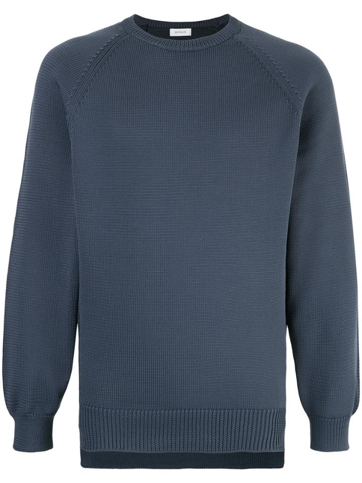 En Route Crew Neck Jumper - Blue