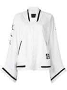 Puma Kimono Style Zipped Cardigan, Women's, Size: Medium, White, Polyester/spandex/elastane