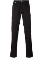 Moschino Bear Applique Jeans, Men's, Size: 44, Black, Cotton/other Fibers
