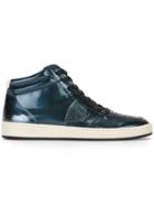 Philippe Model Metallic Hi-top Sneakers