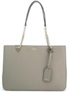 Dkny Chain Handle Tote, Women's, Nude/neutrals, Calf Leather