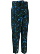 Christian Wijnants Pava Floral Print Tailored Trousers - Black