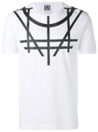 Les Hommes Urban - Printed T-shirt - Men - Cotton - L, White, Cotton