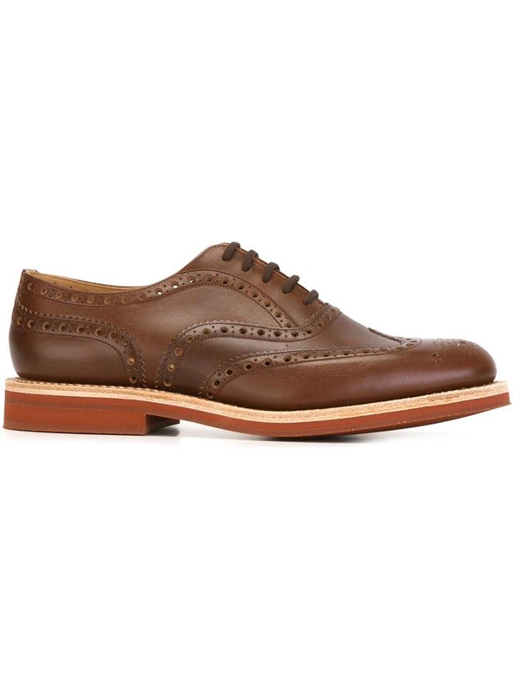 Church S Downton Brogues, Men's, Size: 8, Brown, Leather/rubber