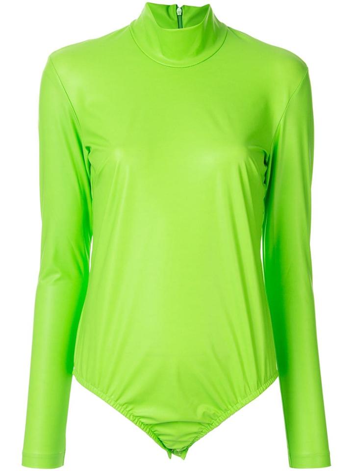 Facetasm Long-sleeve Playsuit - Green