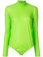 Facetasm Long-sleeve Playsuit - Green