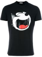 Iceberg Felix The Cat Print T-shirt, Men's, Size: Small, Black, Cotton/spandex/elastane