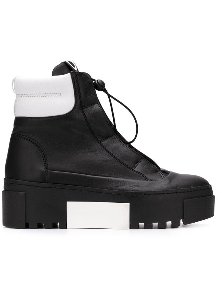 Vic Matie Platform Ankle Boots - Black