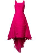 William Vintage 1959 Draped Asymmetric Dress - Pink & Purple