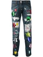 Philipp Plein Nymphe Jeans, Women's, Size: 27, Blue, Cotton/spandex/elastane