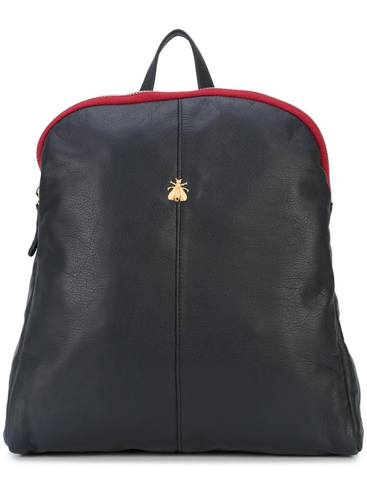 Sous Les Paves Gold Bee Backpack - Blue