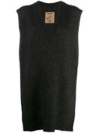 Uma Wang Oversized Sleeveless Sweater - Brown
