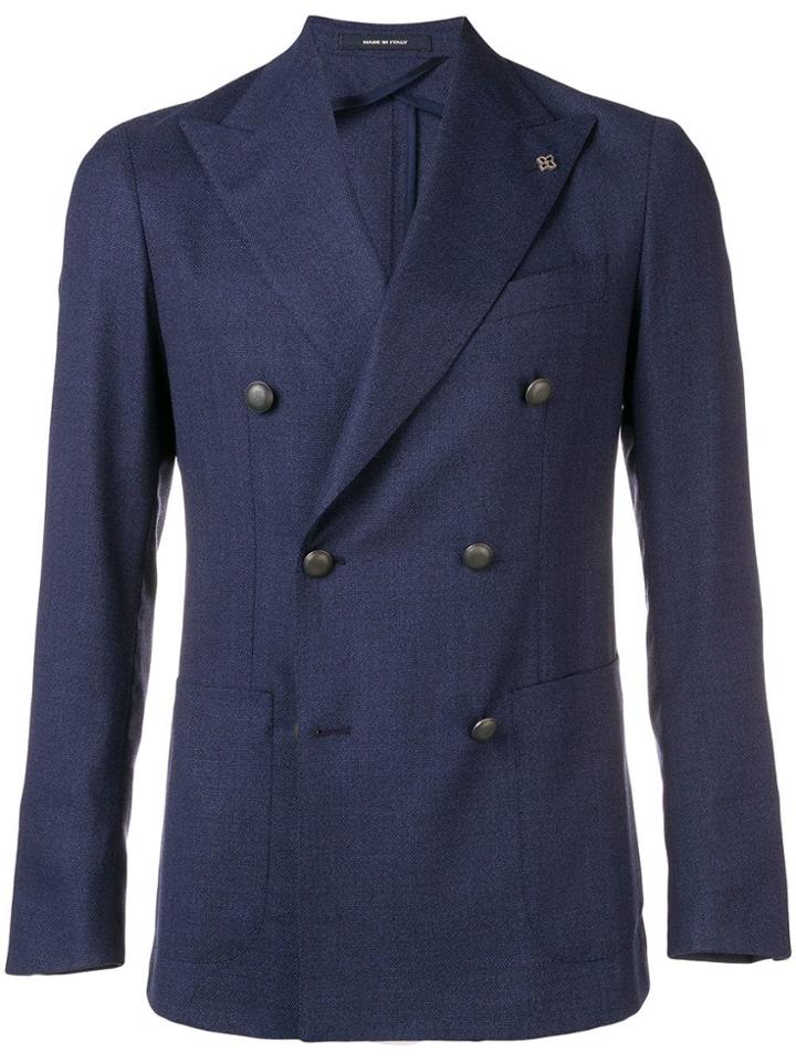 Tagliatore Monte Carlo Double-breasted Blazer - Blue