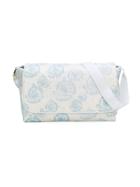 Young Versace Baroque-print Logo-embroidered Changing Bag - Blue