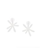 Oscar De La Renta Daisy Earrings - White