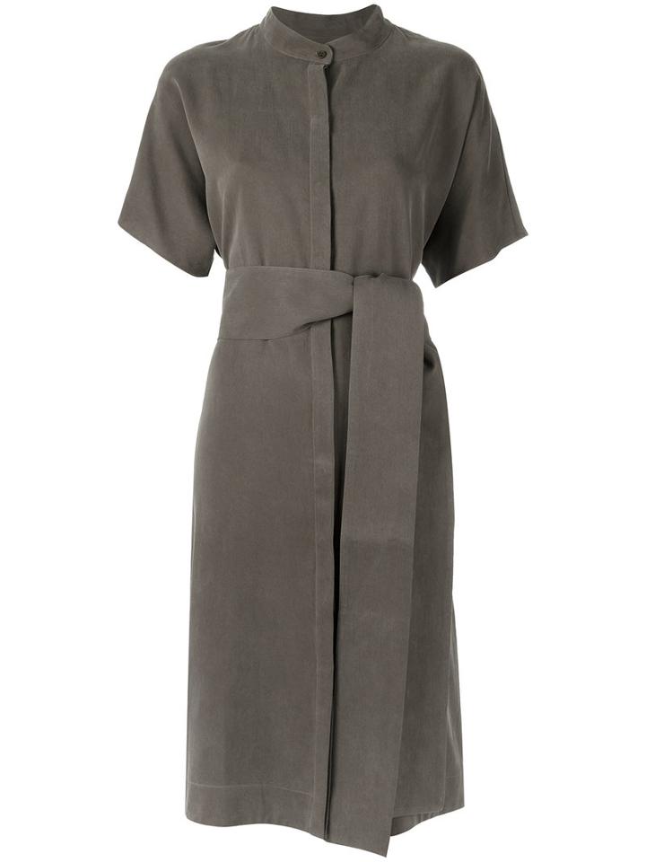 Egrey Lace Up Detail Dress, Women's, Size: 42, Green, Viscose