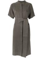Egrey Lace Up Detail Dress, Women's, Size: 42, Green, Viscose