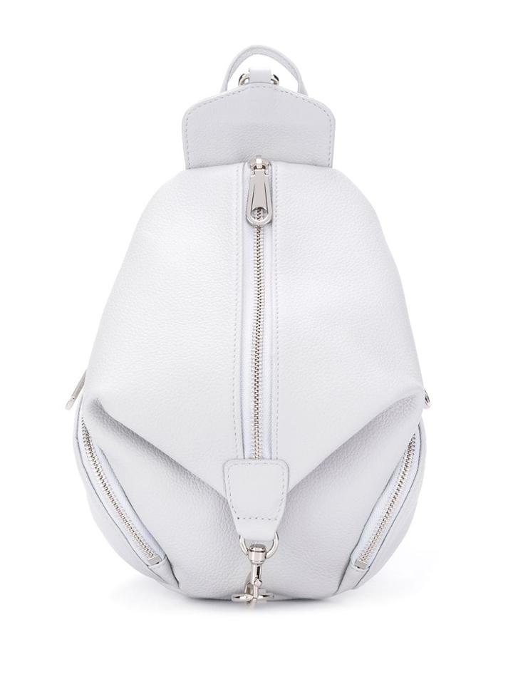 Rebecca Minkoff Convertible Mini Julian Pebble Backpack - Blue
