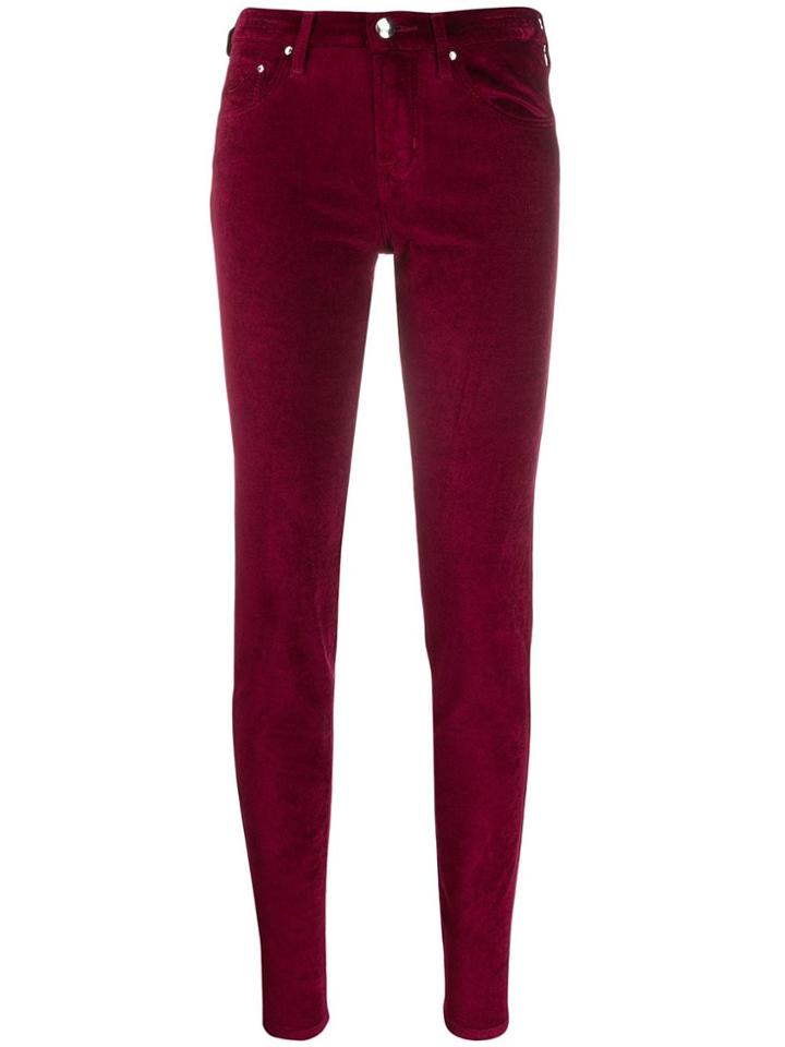 Jacob Cohen Kimberly Slim-fit Trousers - Red