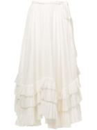 Polo Ralph Lauren Belted Long Skirt - White