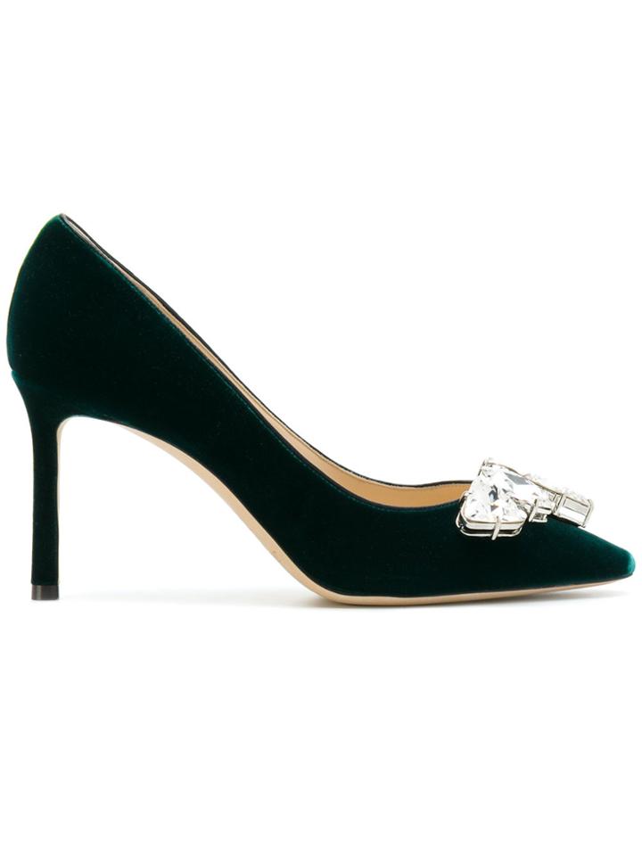 Jimmy Choo Marvel 85 Pumps - Green