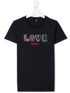 My Brand Kids Sequin Logo T-shirt - Blue