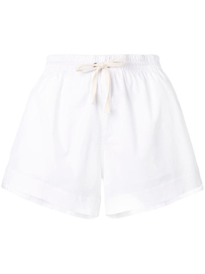 Monse Elasticated Waistband Shorts - White