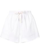 Monse Elasticated Waistband Shorts - White