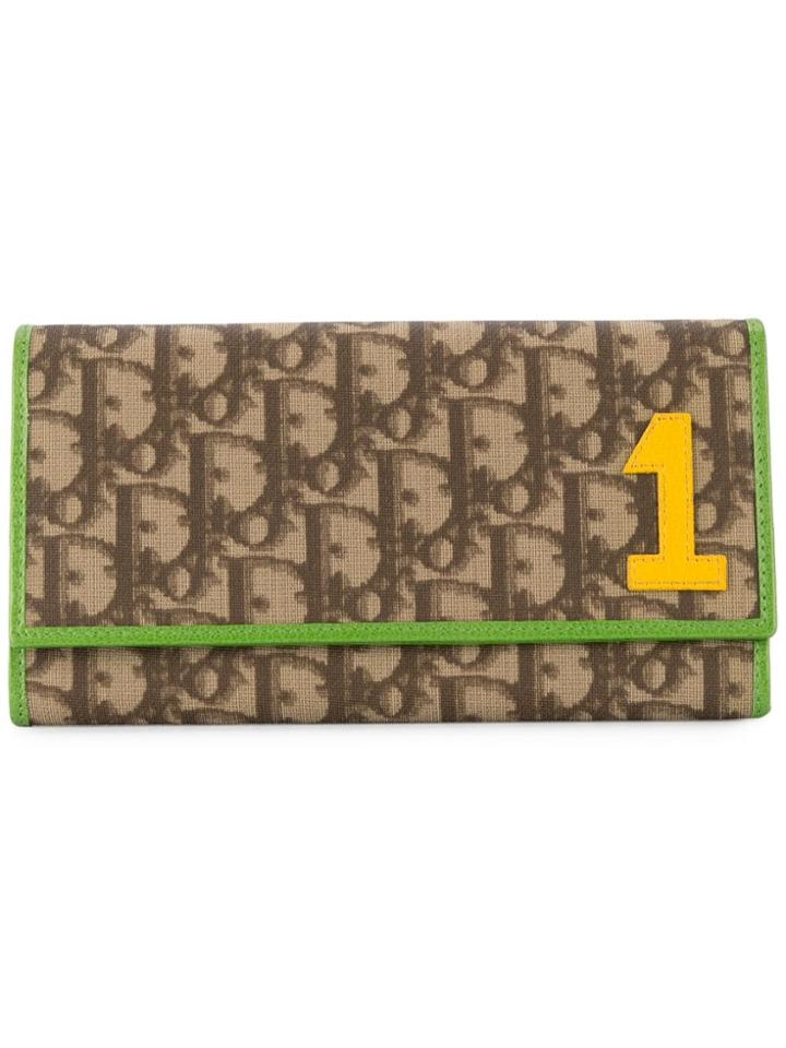 Christian Dior Pre-owned Christian Dior Trotter Wallet - Brown