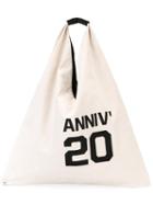 Mm6 Maison Margiela 'anniv 20' Tote, Women's, Nude/neutrals, Leather/cotton/polyester