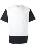 Marni Colour Block T-shirt, Men's, Size: 48, White, Cotton