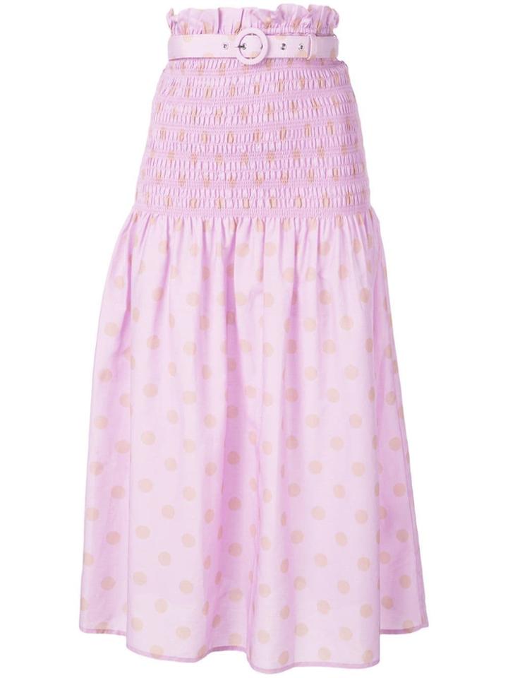 Nicholas Smocked Skirt - Purple