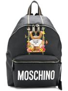 Moschino Big Teddy Backpack - Black