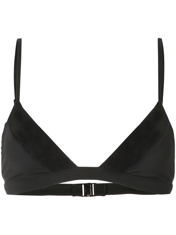 Fella Sheer Panel Lennox Bikini Top - Black