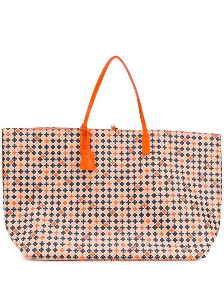 By Malene Birger Large Mosaic Print Tote - Pink