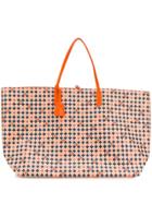By Malene Birger Large Mosaic Print Tote - Pink