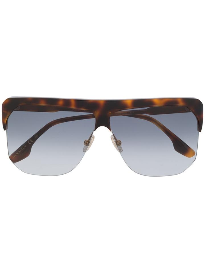 Victoria Beckham Oversized Frame Sunglasses - Black