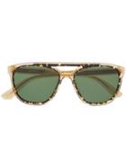 Salvatore Ferragamo Eyewear Navigator Frame Sunglasses - Brown
