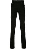 Amiri Distressed Jeans, Men's, Size: 30, Black, Cotton/spandex/elastane