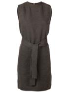 Rick Owens Belted Dress - Grey