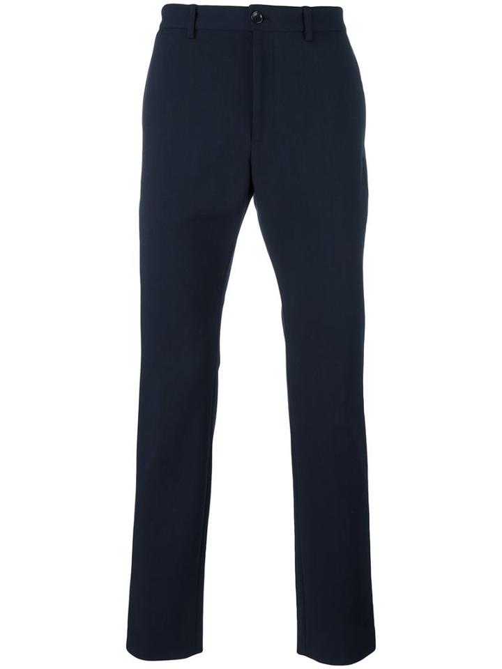 A.p.c. 'jude' Chinos, Men's, Size: Large, Blue, Polyester/viscose/spandex/elastane