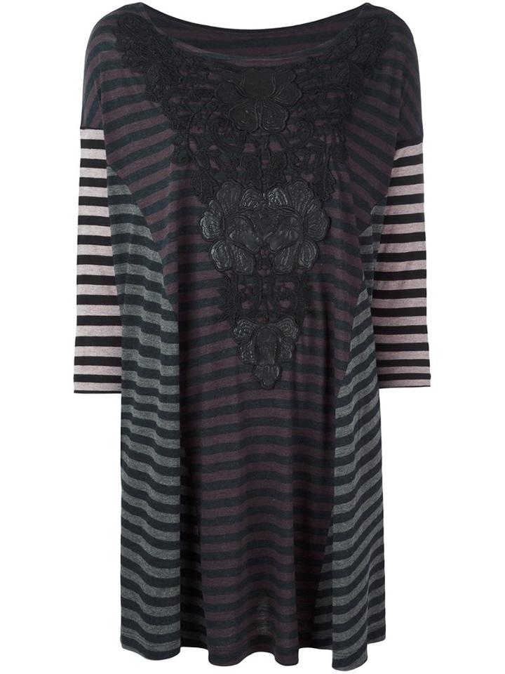 Antonio Marras Striped Longsleeved Knitted Blouse, Women's, Size: Medium, Viscose/wool