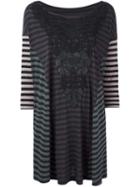 Antonio Marras Striped Longsleeved Knitted Blouse, Women's, Size: Medium, Viscose/wool