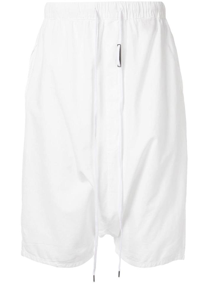 Army Of Me Dropped-crotch Shorts - White
